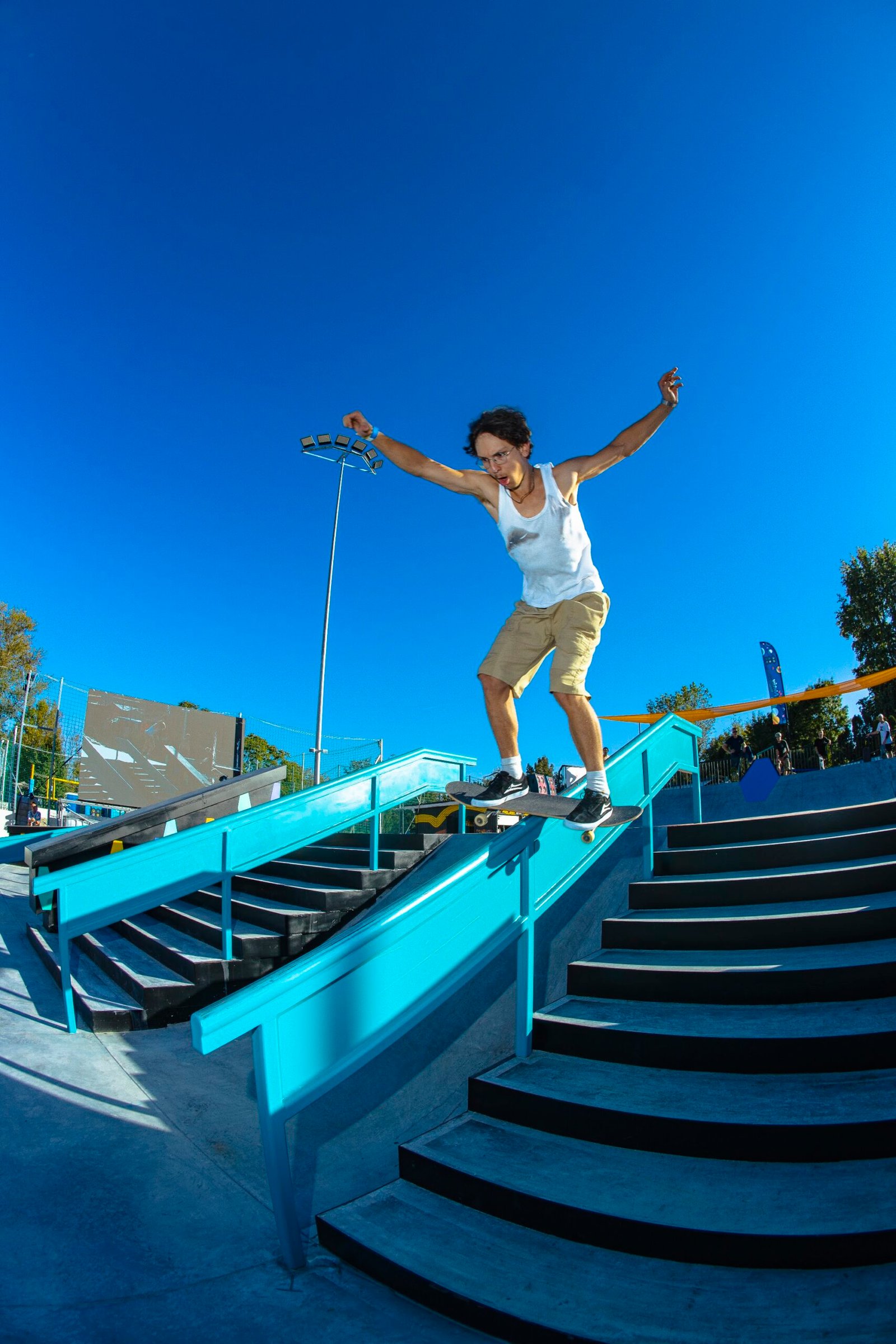 Rail grind a versenyen